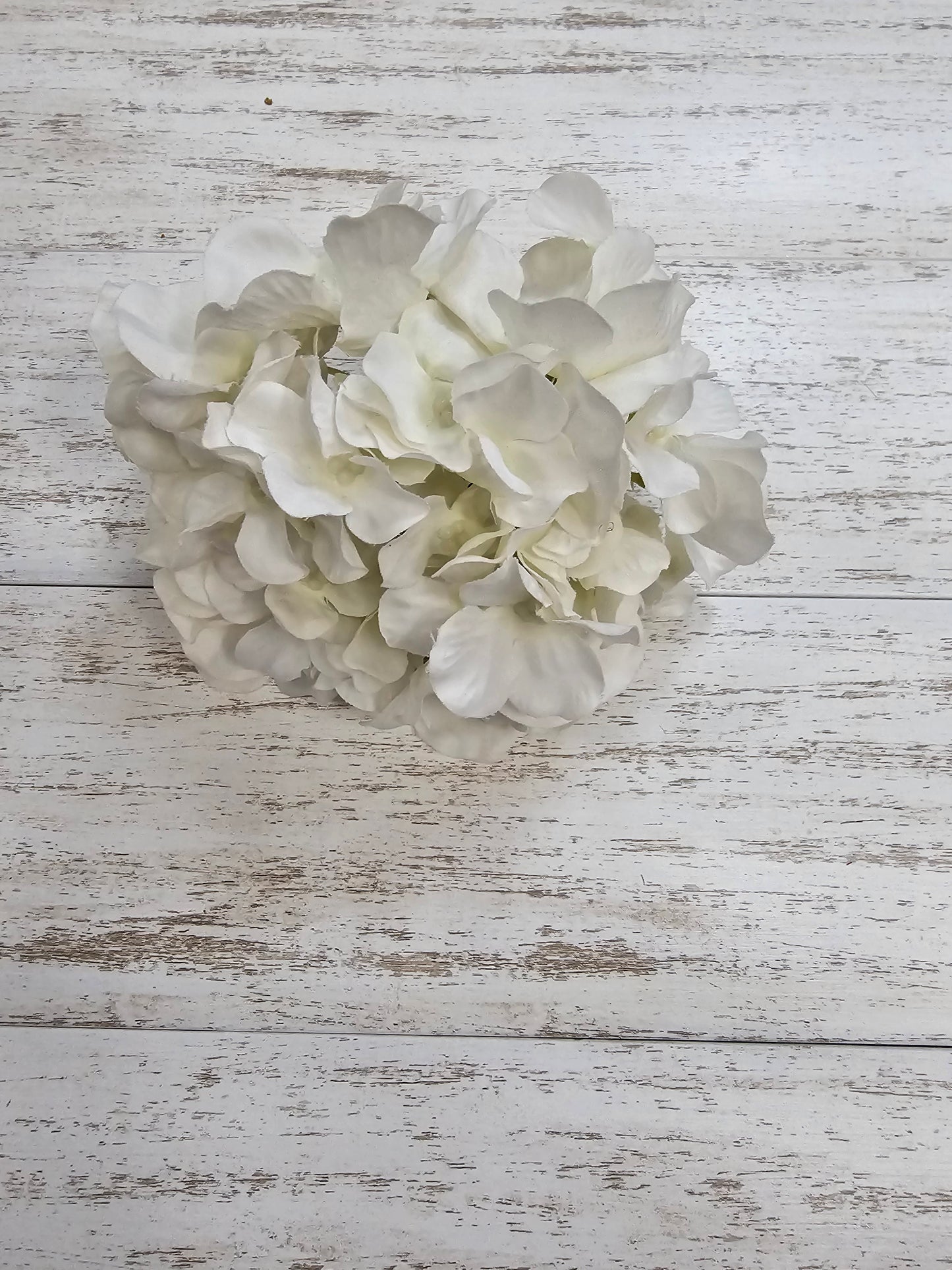 White Hydrangea Lighted Mason Jar Centerpiece