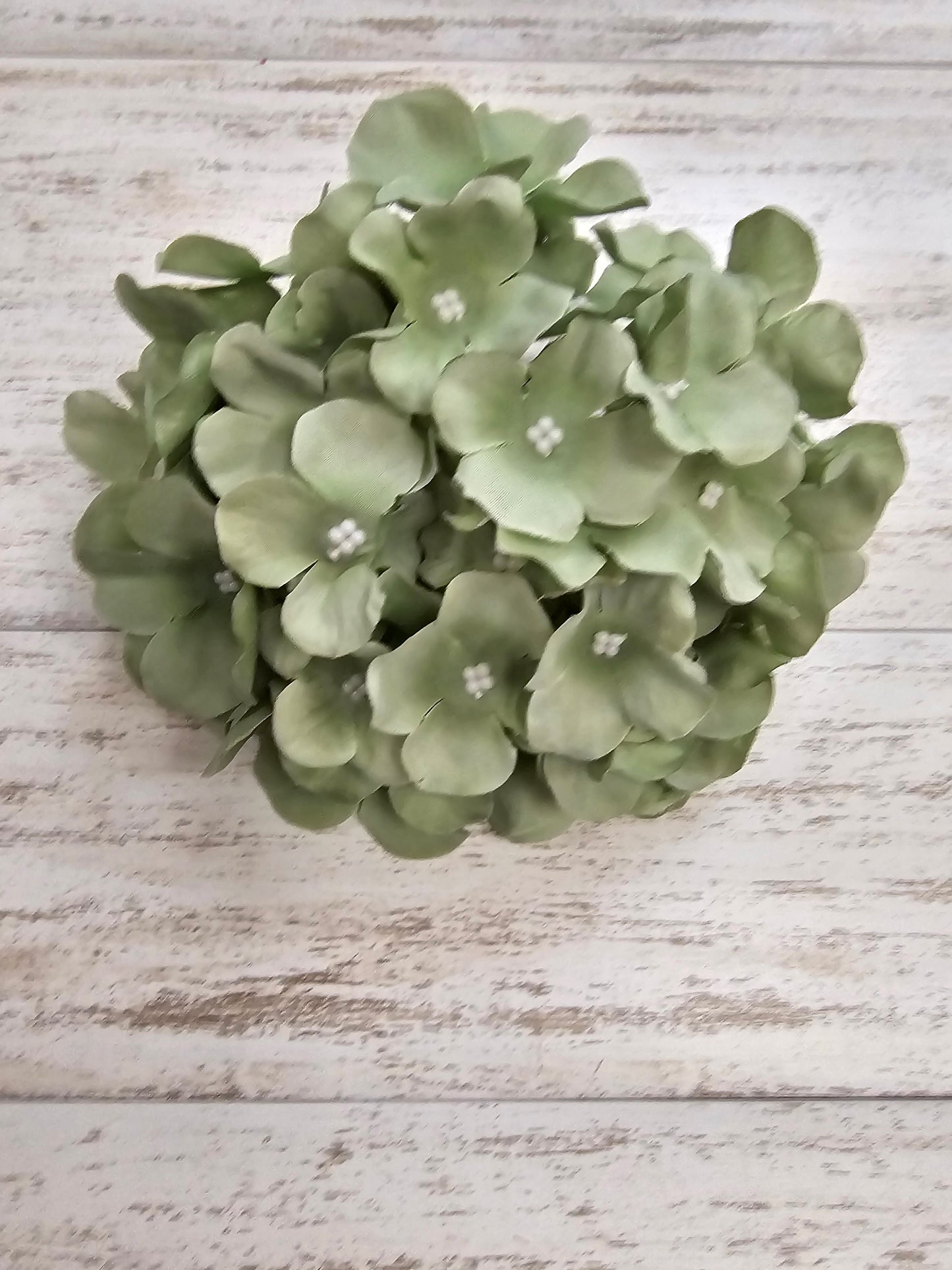 Sage Hydrangea Lighted Mason Jar Centerpiece