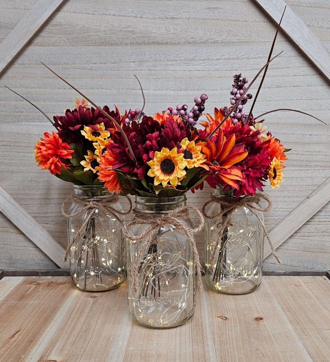 Fall Centerpieces - Glassy Gal Decor