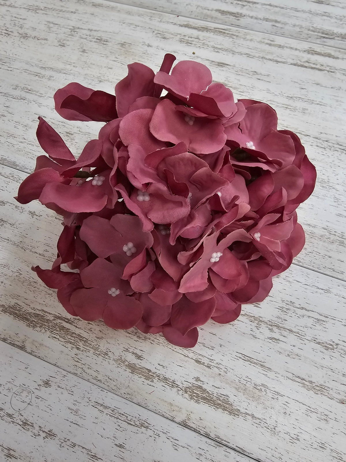 Dusty Rose Silk Hydrangea Lighted Mason Jar Centerpiece - Glassy Gal Decor