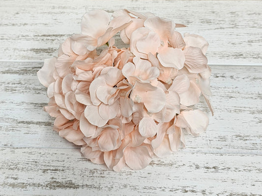 Single Silk Hydrangea Stem - 25 color choices