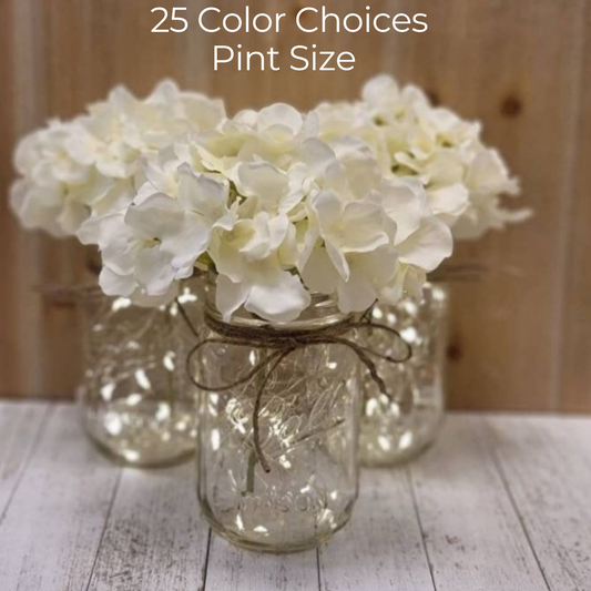 Silk Hydrangea Centerpieces - PINT SIZE