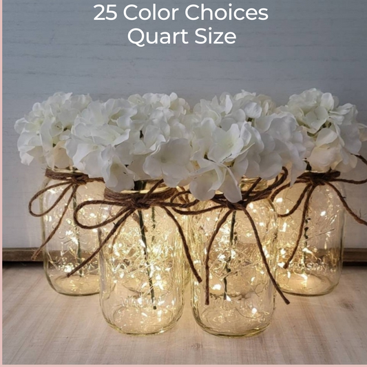 Silk Hydrangea Centerpiece - QUART SIZE