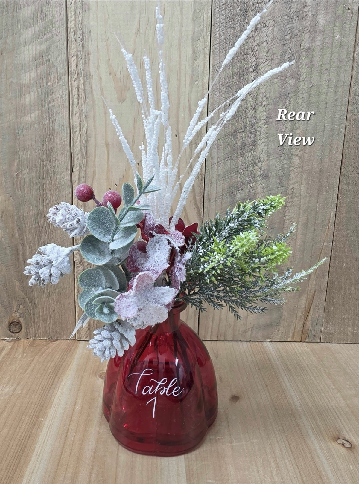 Personalized Holiday Party Centerpiece