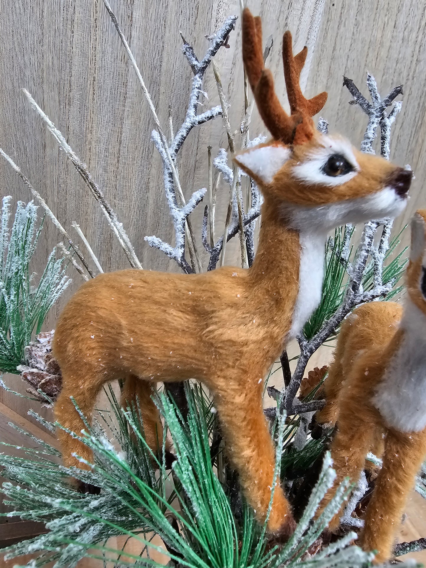 Winter Deer Centerpiece - Free Shipping